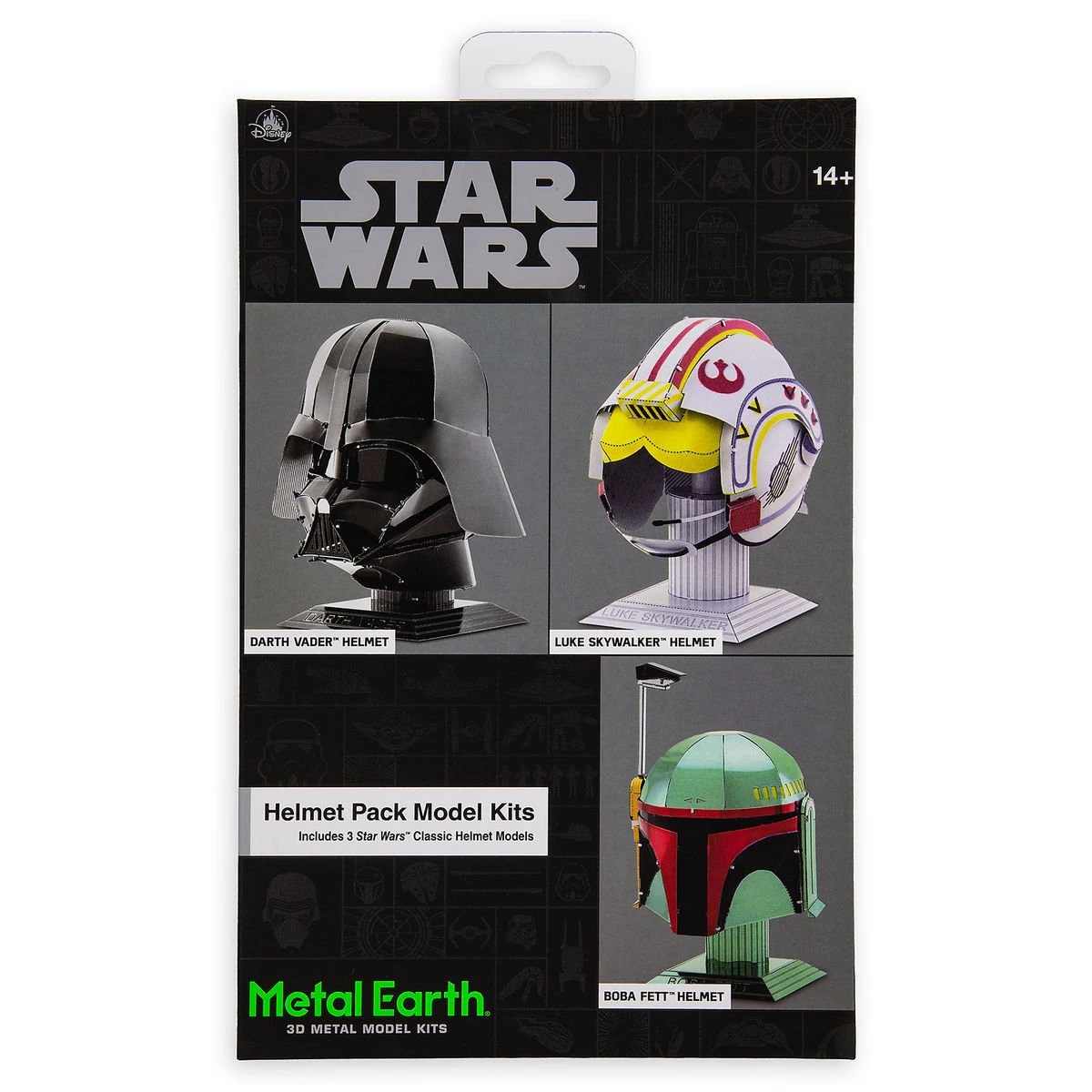 Disney 3D Model Kit - Metal Earth - Star Wars Helmet Pack - Darth Vader 4 Disney 3D Model Kit - Metal Earth - Star Wars Helmet Pack - Darth Vader - Image 2