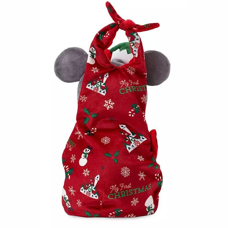 Disney Babies Plush - Baby Holiday Mickey With Blanket Pouch - 1st Christmas Castle 4 Disney Babies Plush - Baby Holiday Mickey With Blanket Pouch - 1st Christmas Castle - Image 2