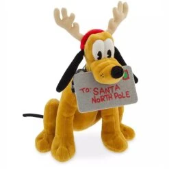 Disney Plush - Reindeer Pluto - Letter To Santa - Yuletide Farmhouse Collection