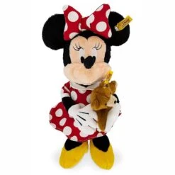 Disney Plush - Minnie Mouse W/ Teddy Bear By Steiff - 12''