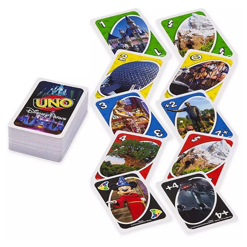 Disney Game - UNO - Disney Parks Edition 3 Disney Game - UNO - Disney Parks Edition