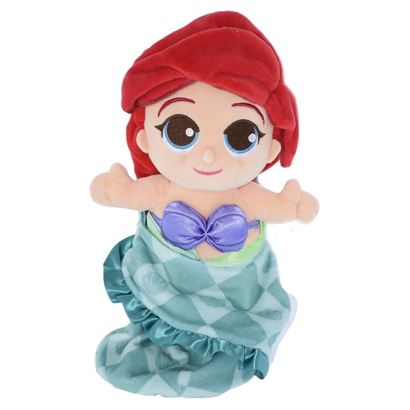 Disney Babies Plush Doll In Pouch - Ariel 3 Disney Babies Plush Doll In Pouch - Ariel