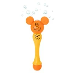 Disney Toy - Light-Up Bubble Wand - Mickey Mouse Halloween Pumpkin