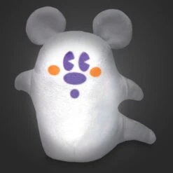 Disney Plush - Trick Or Treat - Mickey Mouse Light-Up Halloween Ghost Mini 5'' -Disney 82899 1s