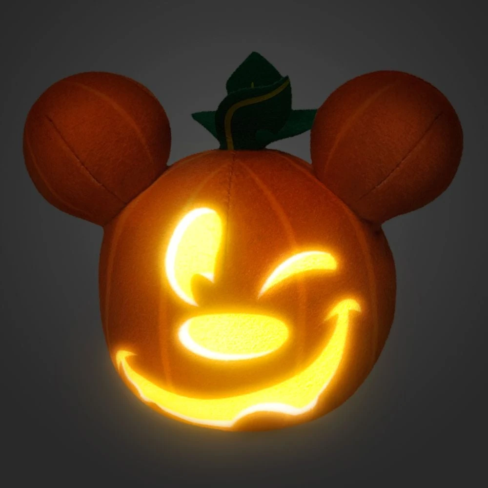 Disney Plush - Trick Or Treat - Mickey Mouse Light-Up Halloween Pumpkin Mini 5'' 4 Disney Plush - Trick Or Treat - Mickey Mouse Light-Up Halloween Pumpkin Mini 5'' - Image 2