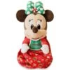 Disney Babies Plush Doll In Pouch - Holiday Baby Collection - Minnie Mouse -Disney 84004