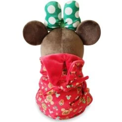 Disney Babies Plush Doll In Pouch - Holiday Baby Collection - Minnie Mouse -Disney 84004b