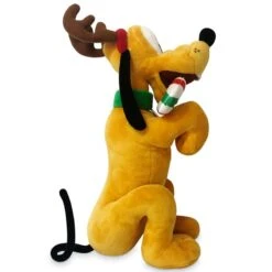 Disney Plush - Holiday Collection - Reindeer Pluto -Disney 84007a