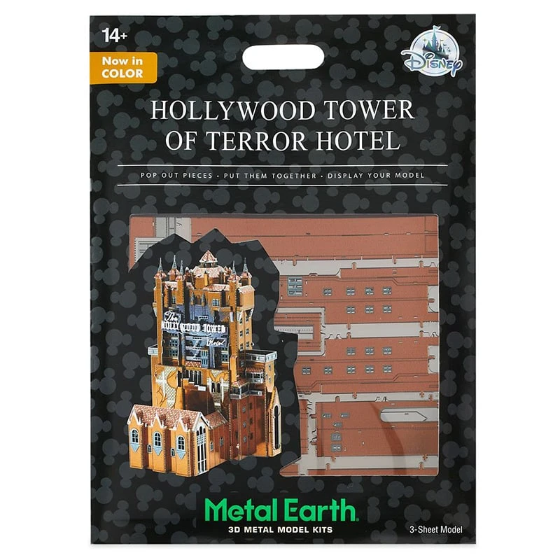 Disney 3D Metal Earth Model Kit - Hollywood Tower Of Terror Hotel 5 Disney 3D Metal Earth Model Kit - Hollywood Tower Of Terror Hotel - Image 3