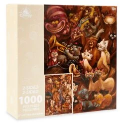 Disney Parks Puzzle - 1000 Pcs - Disney Cats And Dogs - Double Sided! -Disney 86976 2