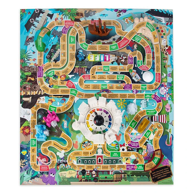 Disney Board Game - Disney Parks Theme Park Edition - The Game Of Life 4 Disney Board Game - Disney Parks Theme Park Edition - The Game Of Life - Image 2