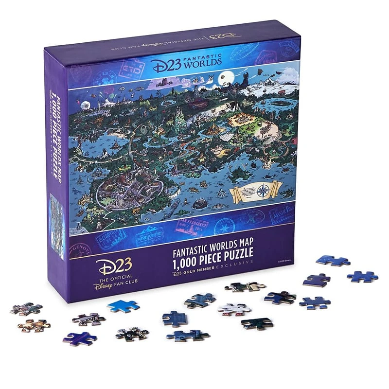 Disney Fan Club Puzzle - D23 Fantastic Worlds - 1000 Pieces 4 Disney Fan Club Puzzle - D23 Fantastic Worlds - 1000 Pieces - Image 2