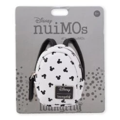 Disney NuiMOs Accessory - Loungefly Backpack -White W/ Black Polka Dots