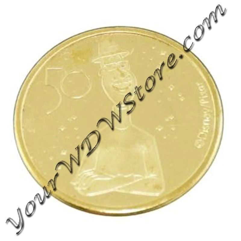 Disney World Pocket Token Coin - Walt Disney World 50th Anniversary - Joe Gardner 3 Disney World Pocket Token Coin - Walt Disney World 50th Anniversary - Joe Gardner