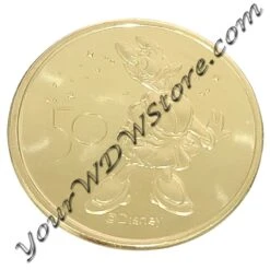 Disney World Pocket Token Coin - Walt Disney World 50th Anniversary - Daisy Duck