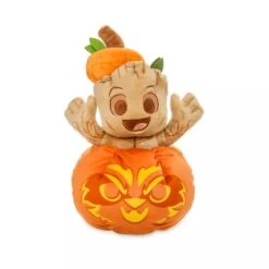 Disney Plush - Guardians Of The Galaxy - Groot In Jack-o-Lantern