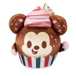 Disney Plush - Munchlings Mickey Peppermint Bark Cupcake