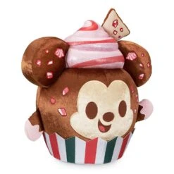 Disney Plush - Munchlings Mickey Peppermint Bark Cupcake -Disney 97341s3