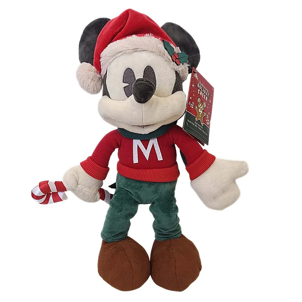 Disney Plush - 2022 Vintage Christmas Mickey Mouse 3 Disney Plush - 2022 Vintage Christmas Mickey Mouse