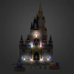 Disney Playset - 50th Anniversary Light-Up Cinderella Castle -Disney 98191s6