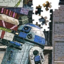 Disney Puzzle Set - Star Wars Holidays - Four-Pack R2-D2 C-3PO Ewoks Jawas -Disney 98828 3