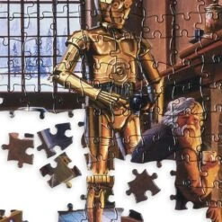 Disney Puzzle Set - Star Wars Holidays - Four-Pack R2-D2 C-3PO Ewoks Jawas -Disney 98828 6