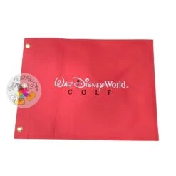 Disney Golf Pin Flag - Walt Disney World Golf Logo - Red