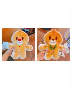 SHDL - Chip & Dale Frosted Gingerbread Cookie 2 Sided Plush Toy