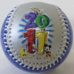 Disney Collectible Baseball - 2011 Official Logo Mickey Mouse Goofy