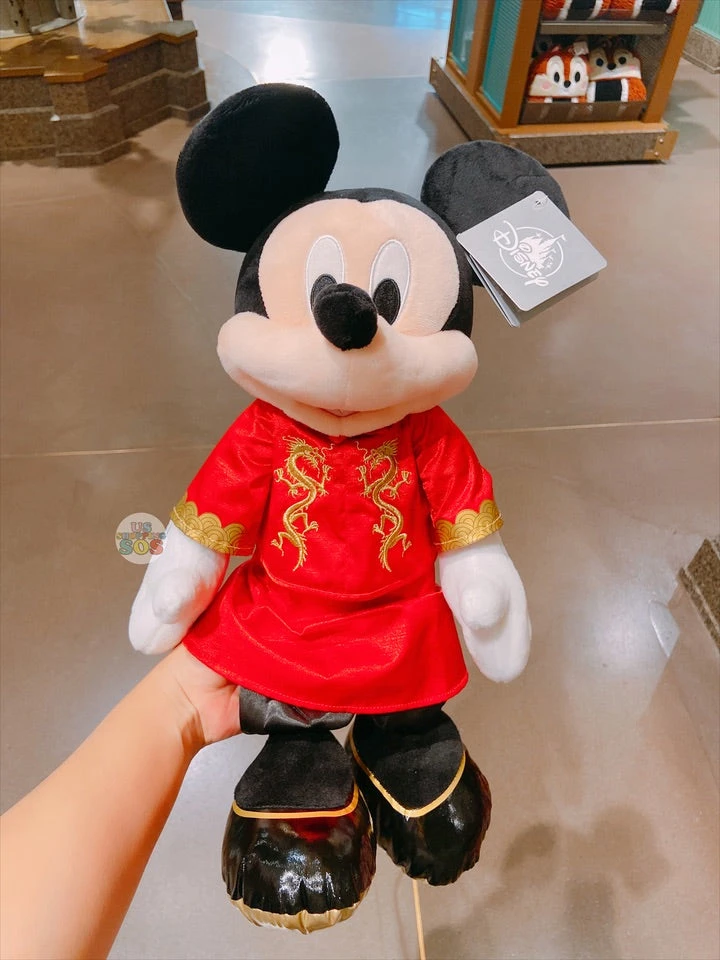 SHDL - Mickey Mouse Chinese Costume (Red & Gold) Plush Toy 3 SHDL - Mickey Mouse Chinese Costume (Red & Gold) Plush Toy